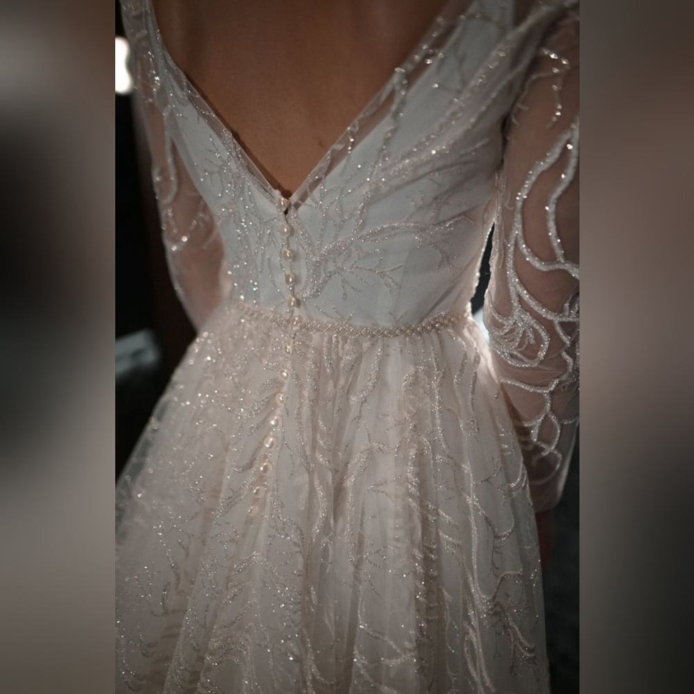 NWT Sz 14 Olivia Bottega Stourin 2 In 1 Ivory Wedding Gown - Picture 8 of 11